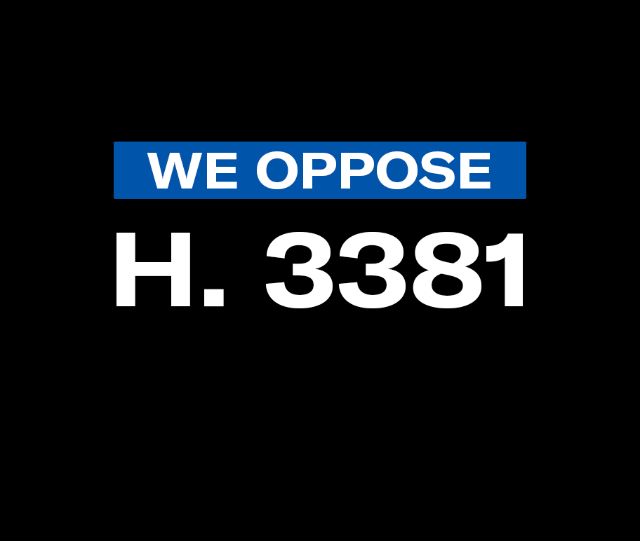 We Oppose H. 3381