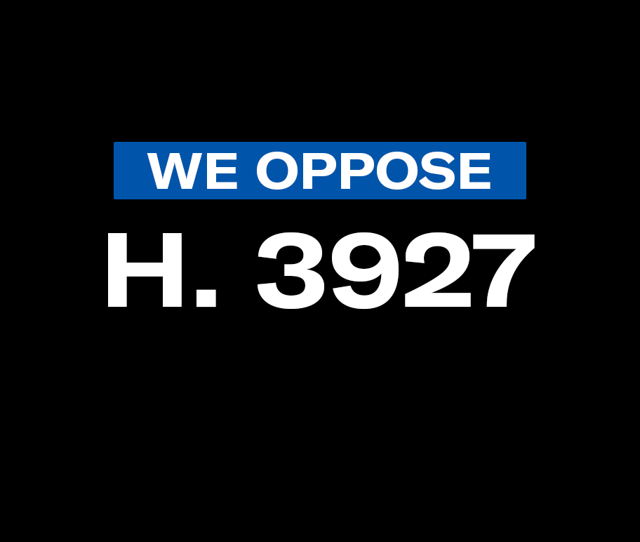 We Oppose H. 3927