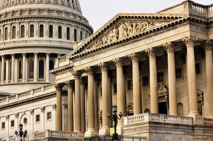 Capitol with the Senate wing