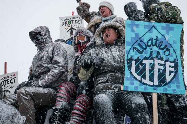 Water Protectors at Standing Rock