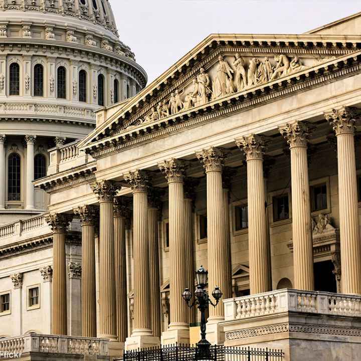 Capitol with the Senate wing