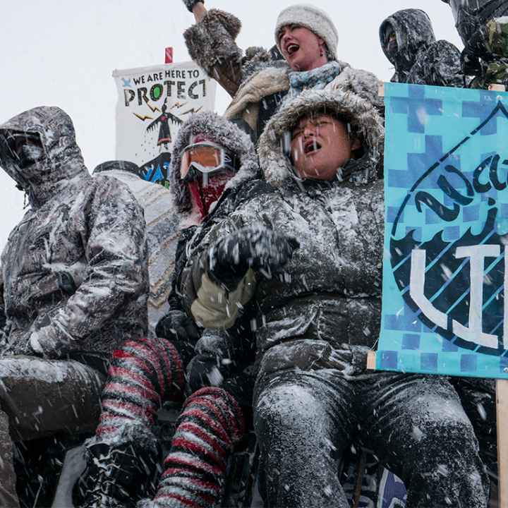 Water Protectors at Standing Rock